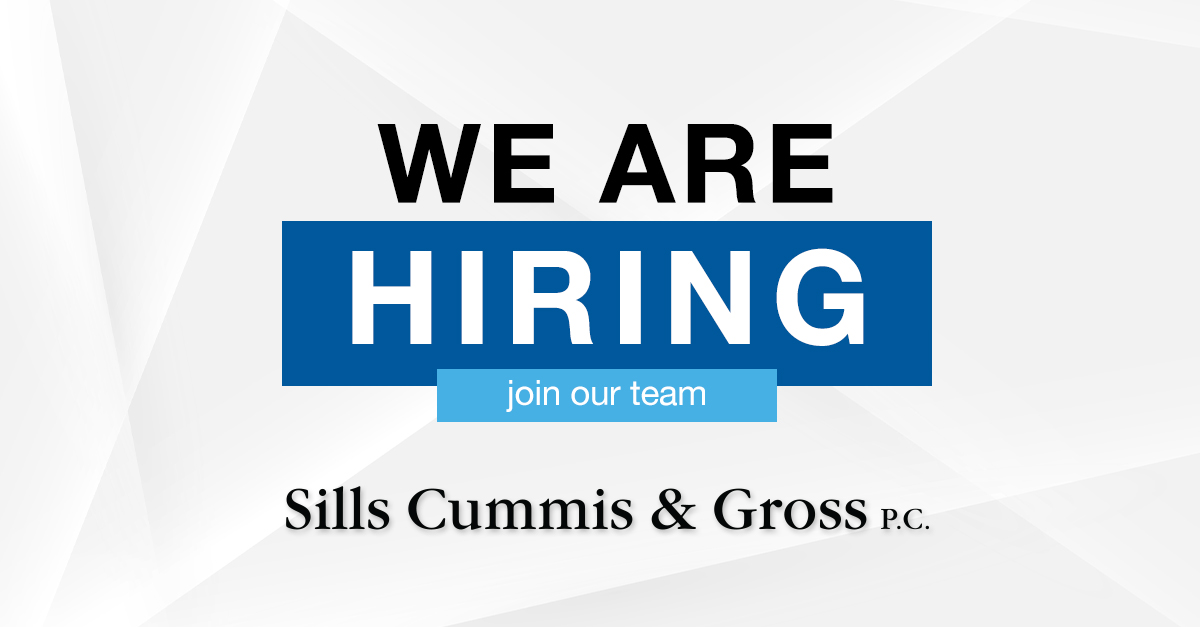 Careers | Sills Cummis & Gross